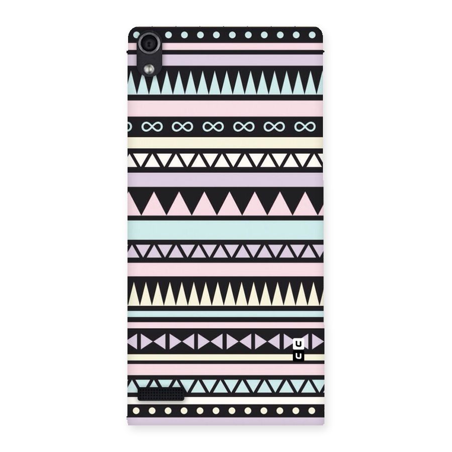 Cute Chev Pattern Back Case for Ascend P6