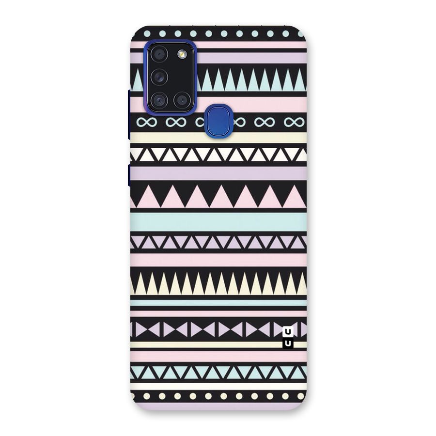 Cute Chev Pattern Back Case for Galaxy A21s