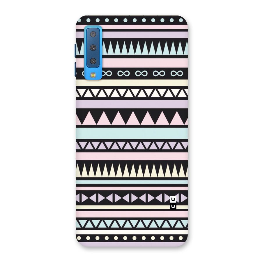 Cute Chev Pattern Back Case for Galaxy A7 (2018)
