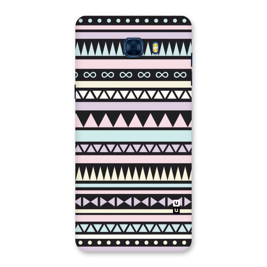 Cute Chev Pattern Back Case for Galaxy C7 Pro