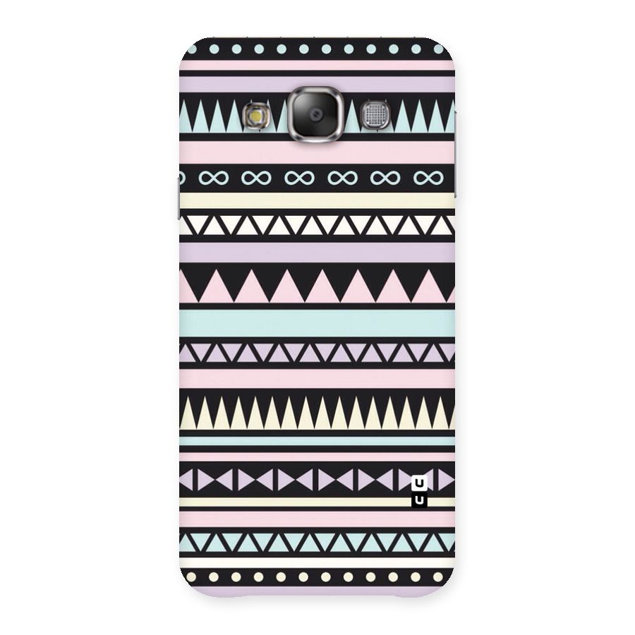Cute Chev Pattern Back Case for Galaxy E7