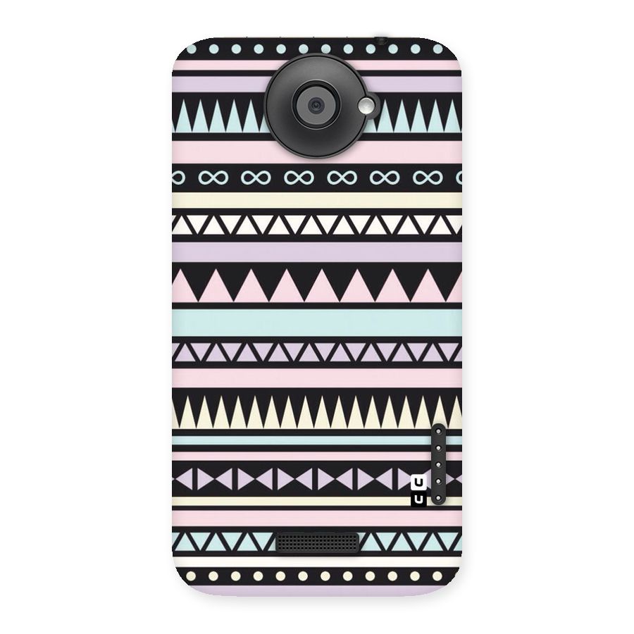 Cute Chev Pattern Back Case for HTC One X