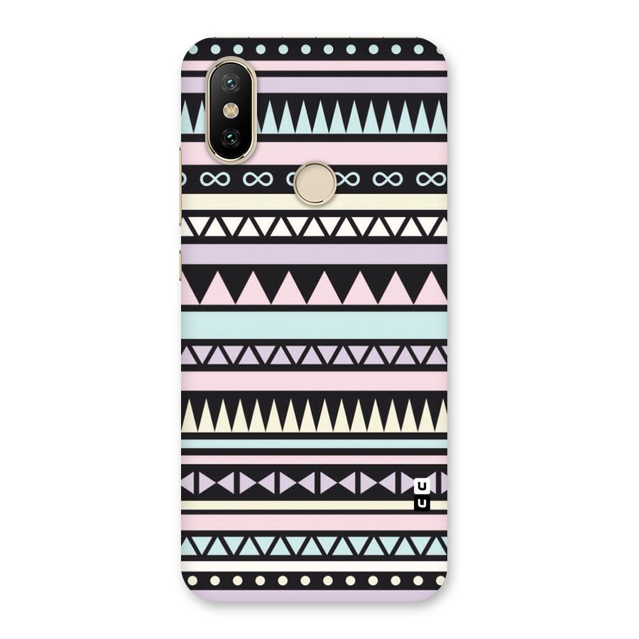 Cute Chev Pattern Back Case for Mi A2