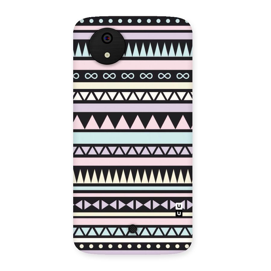 Cute Chev Pattern Back Case for Micromax Canvas A1