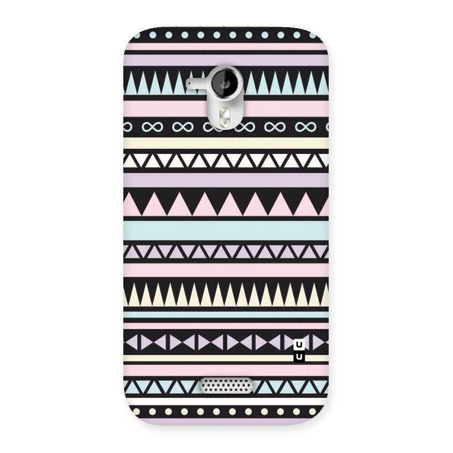 Cute Chev Pattern Back Case for Micromax Canvas HD A116