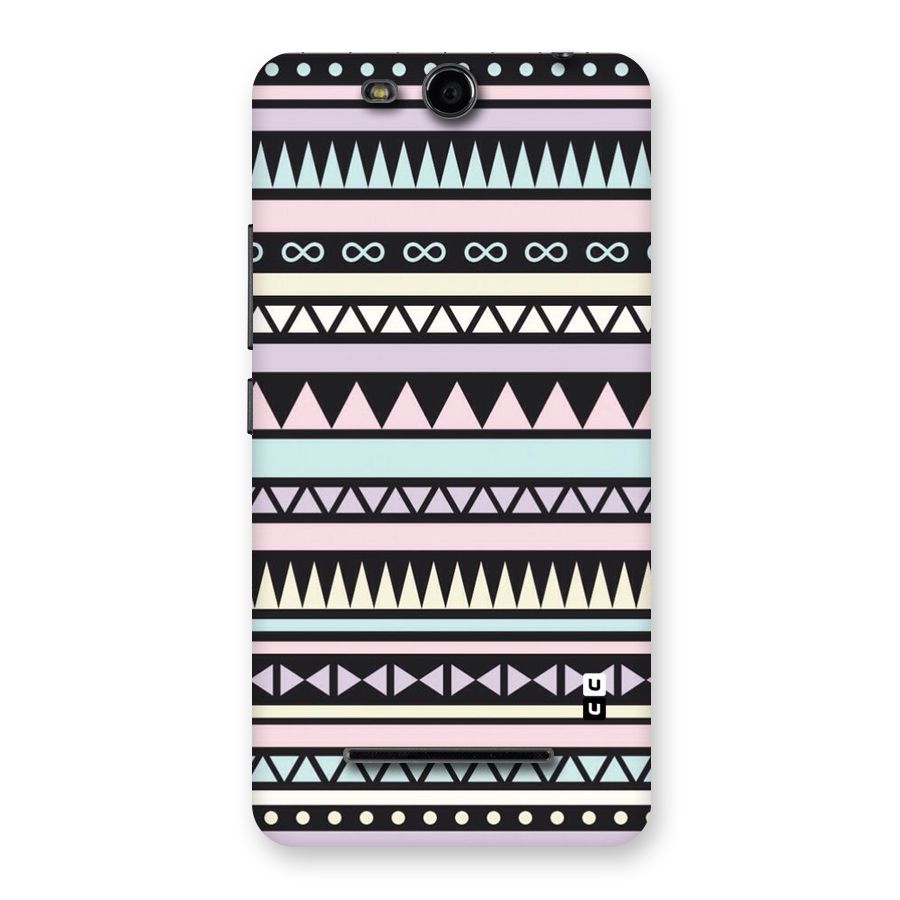 Cute Chev Pattern Back Case for Micromax Canvas Juice 3 Q392