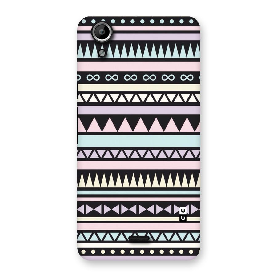 Cute Chev Pattern Back Case for Micromax Canvas Selfie Lens Q345