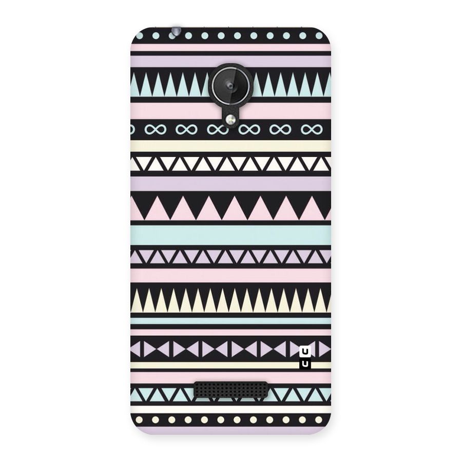 Cute Chev Pattern Back Case for Micromax Canvas Spark Q380