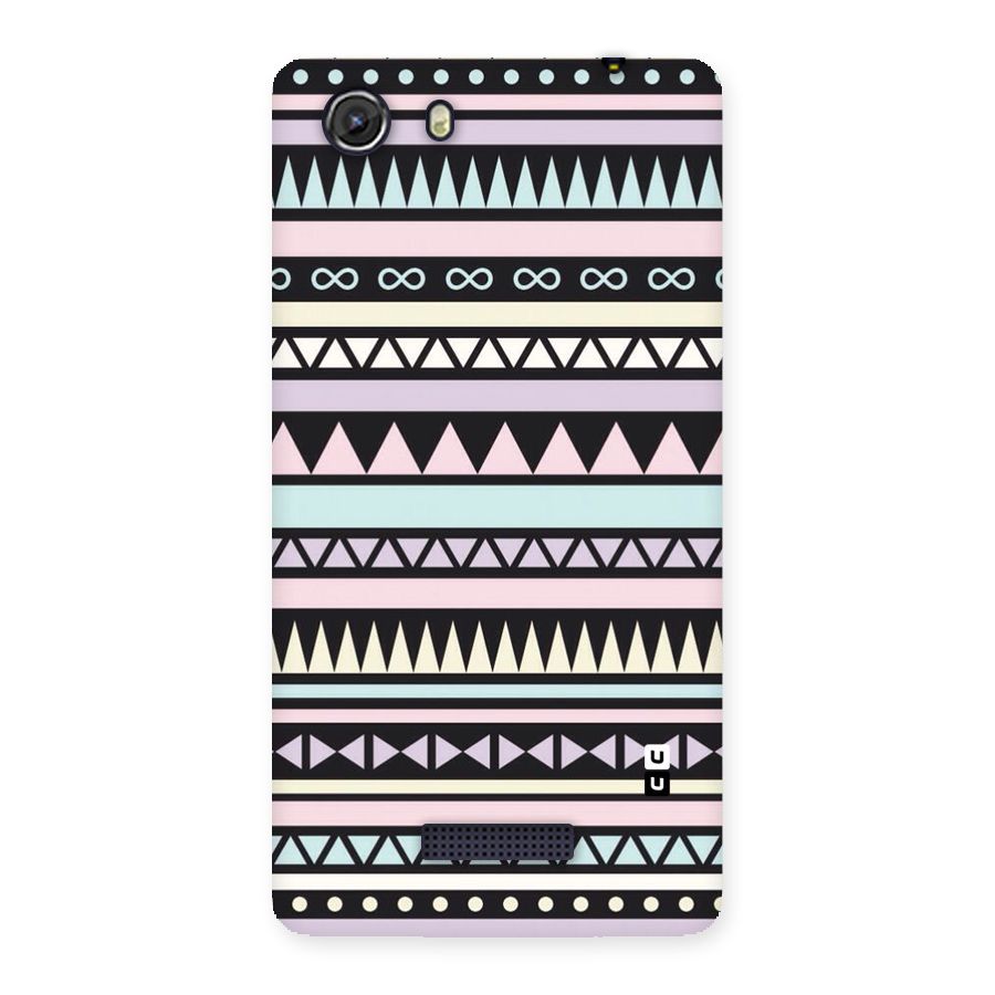 Cute Chev Pattern Back Case for Micromax Unite 3