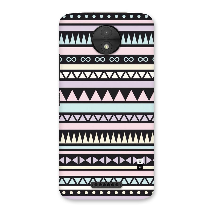 Cute Chev Pattern Back Case for Moto C