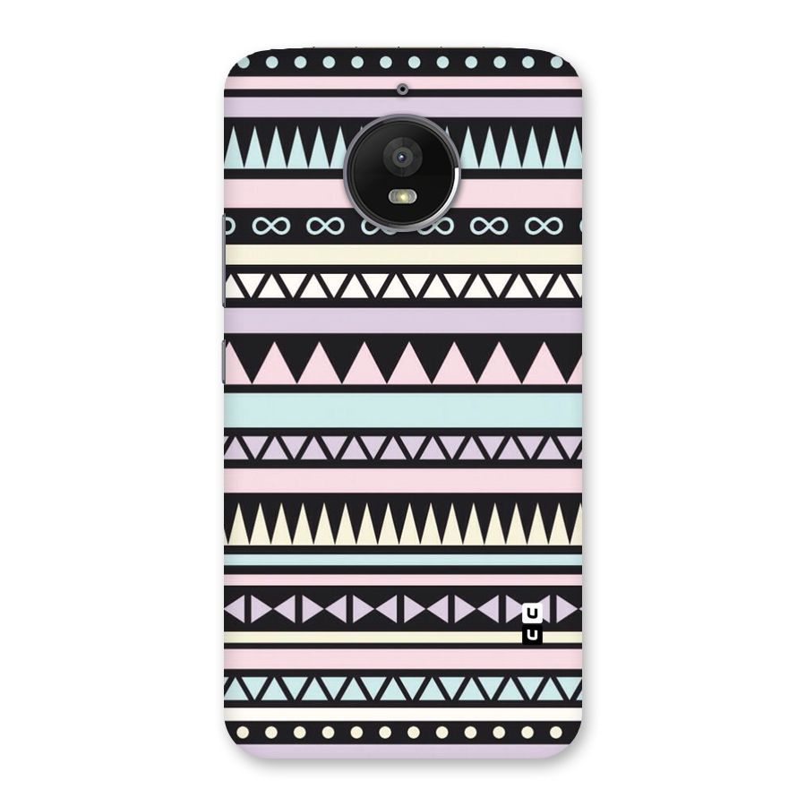 Cute Chev Pattern Back Case for Moto E4 Plus