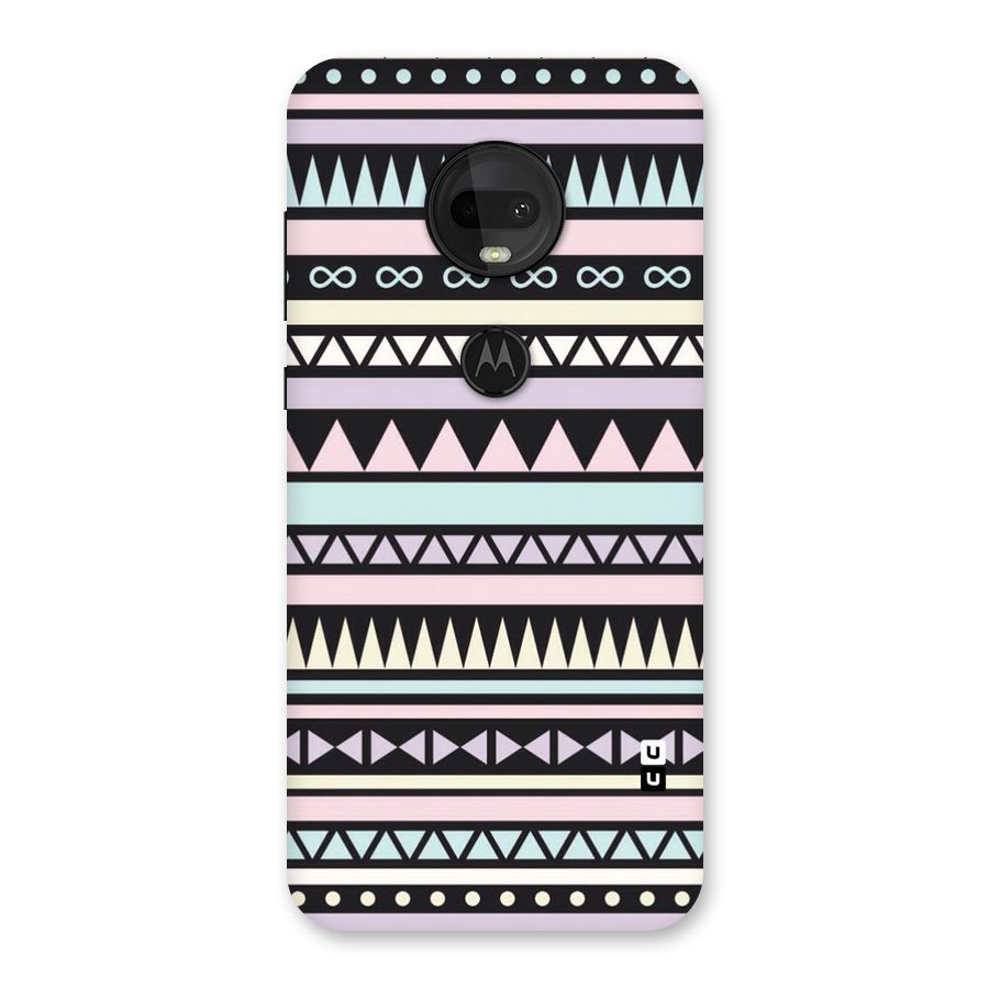 Cute Chev Pattern Back Case for Moto G7