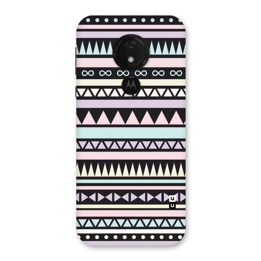 Cute Chev Pattern Back Case for Moto G7 Power