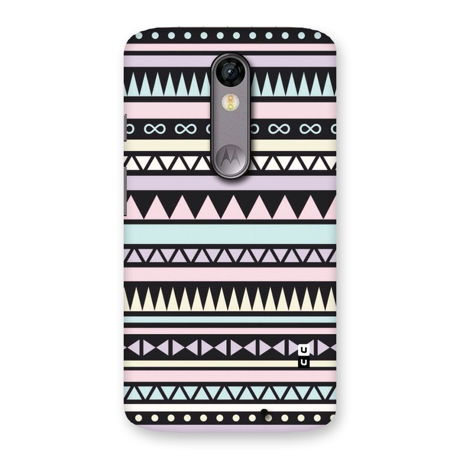 Cute Chev Pattern Back Case for Moto X Force