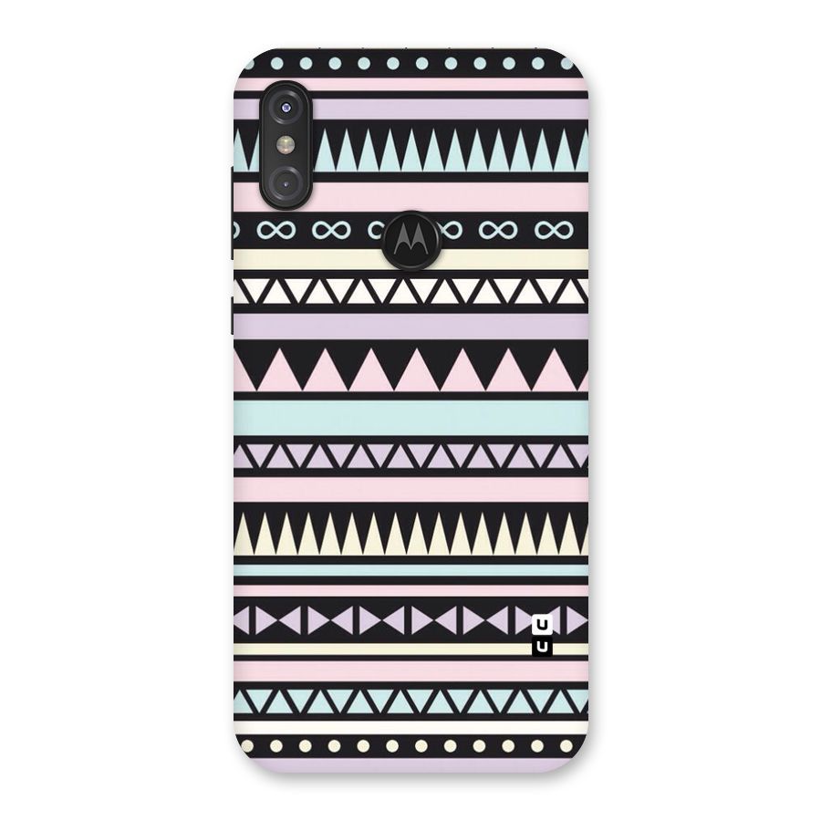 Cute Chev Pattern Back Case for Motorola One Power