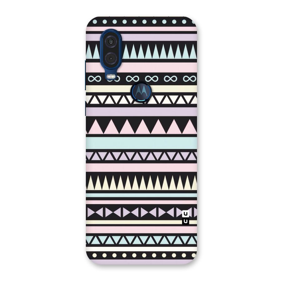 Cute Chev Pattern Back Case for Motorola One Vision