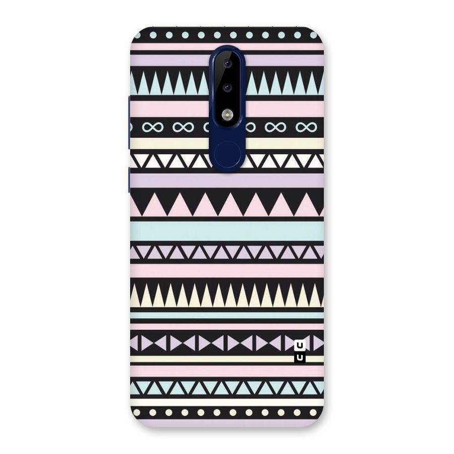 Cute Chev Pattern Back Case for Nokia 5.1 Plus