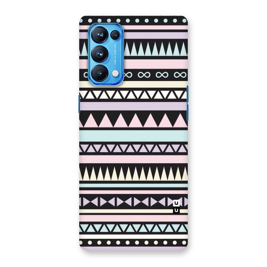 Cute Chev Pattern Back Case for Oppo Reno5 Pro 5G