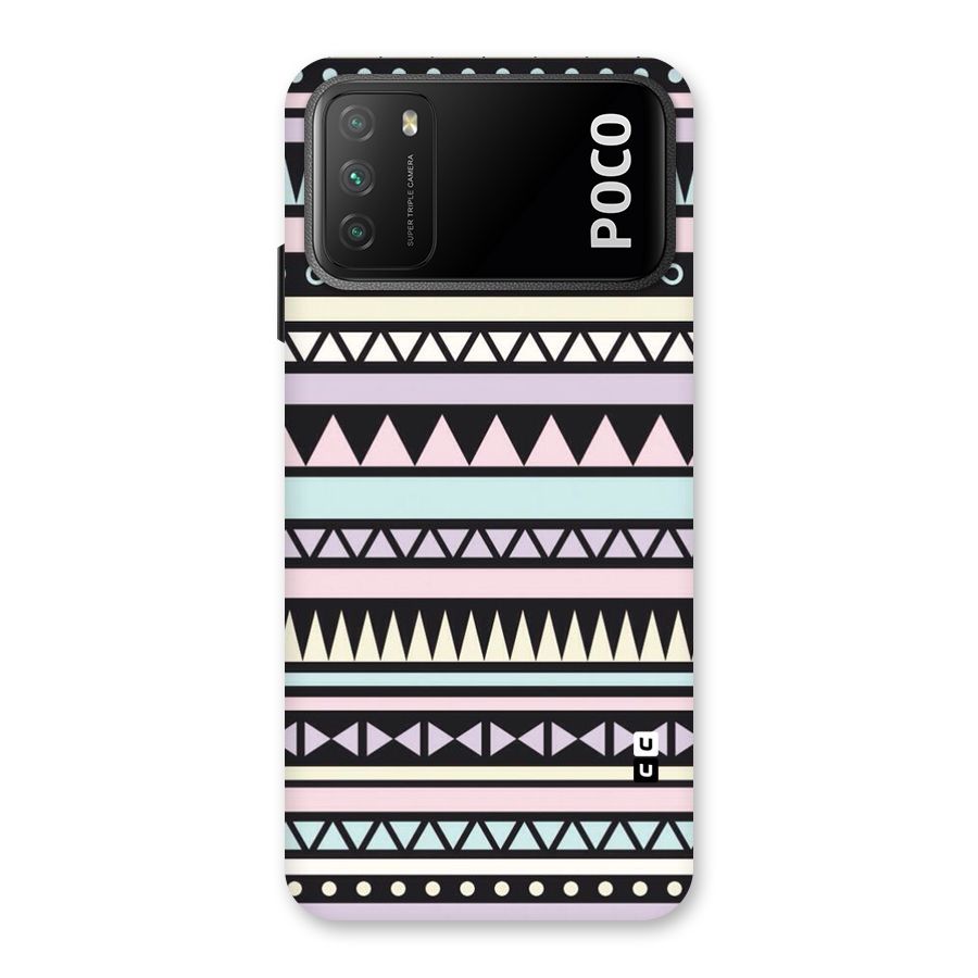 Cute Chev Pattern Back Case for Poco M3