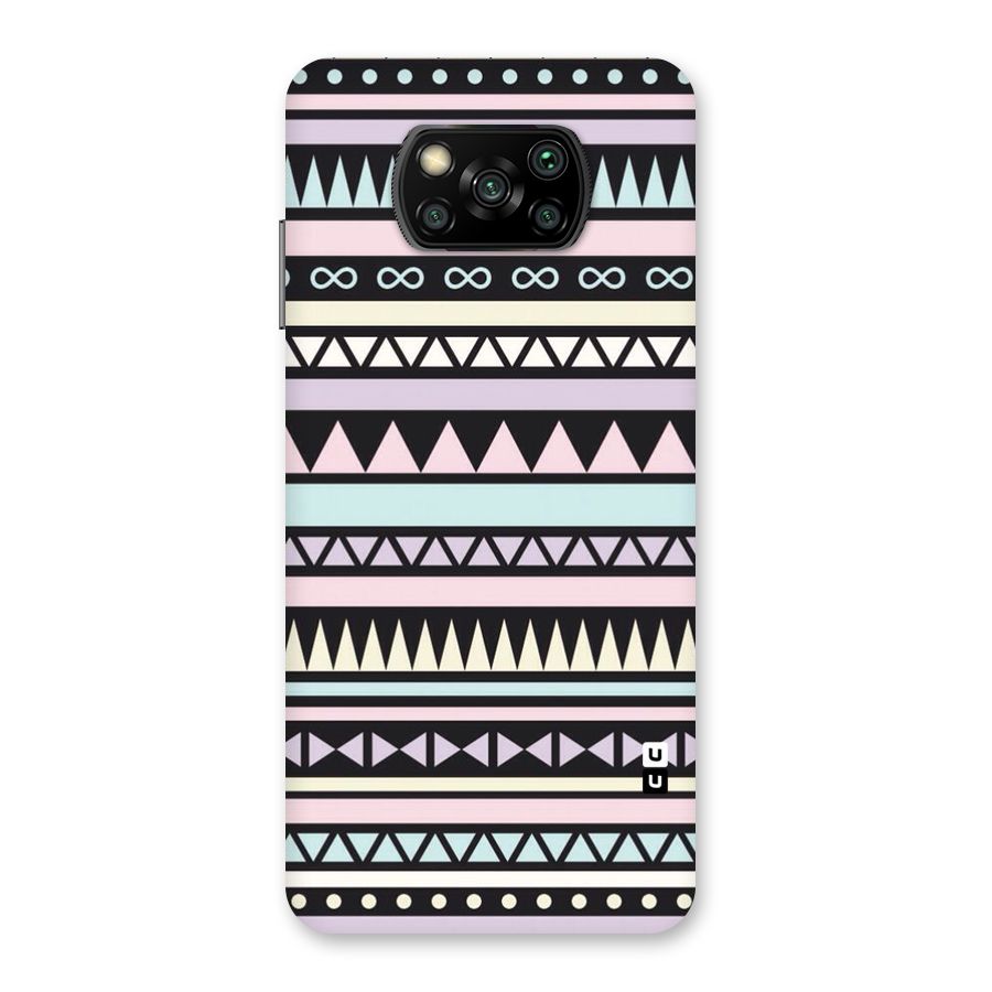 Cute Chev Pattern Back Case for Poco X3