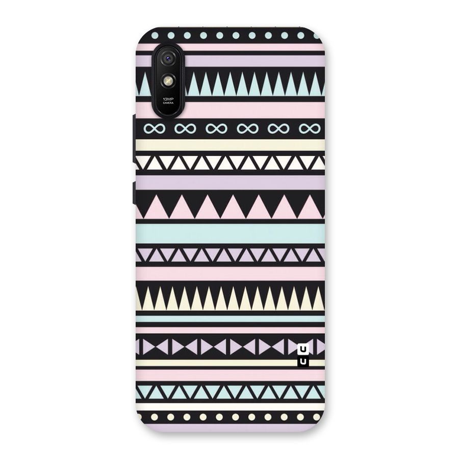 Cute Chev Pattern Back Case for Redmi 9A