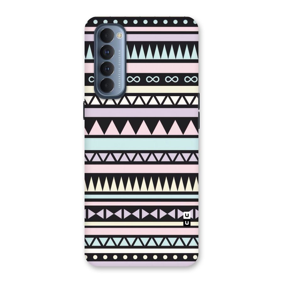 Cute Chev Pattern Back Case for Reno4 Pro