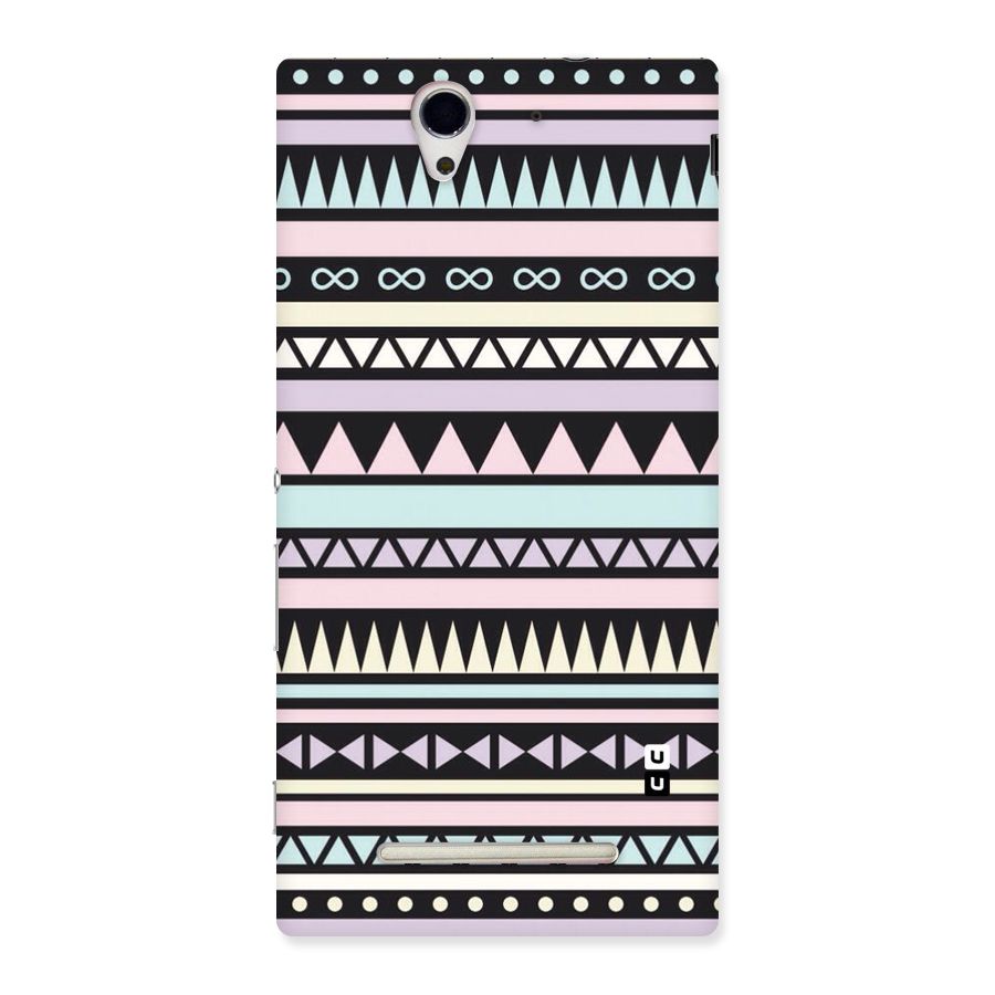Cute Chev Pattern Back Case for Sony Xperia C3