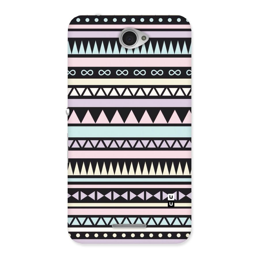 Cute Chev Pattern Back Case for Sony Xperia E4