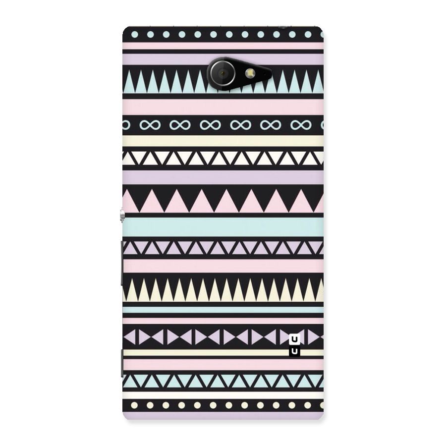 Cute Chev Pattern Back Case for Sony Xperia M2