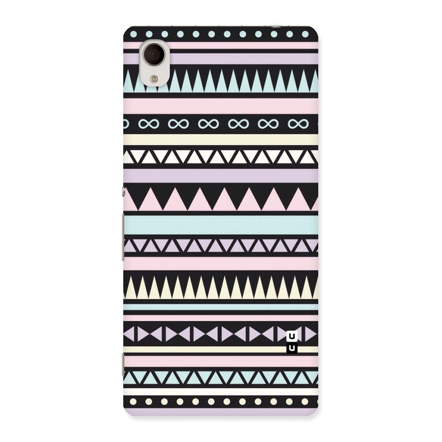 Cute Chev Pattern Back Case for Sony Xperia M4