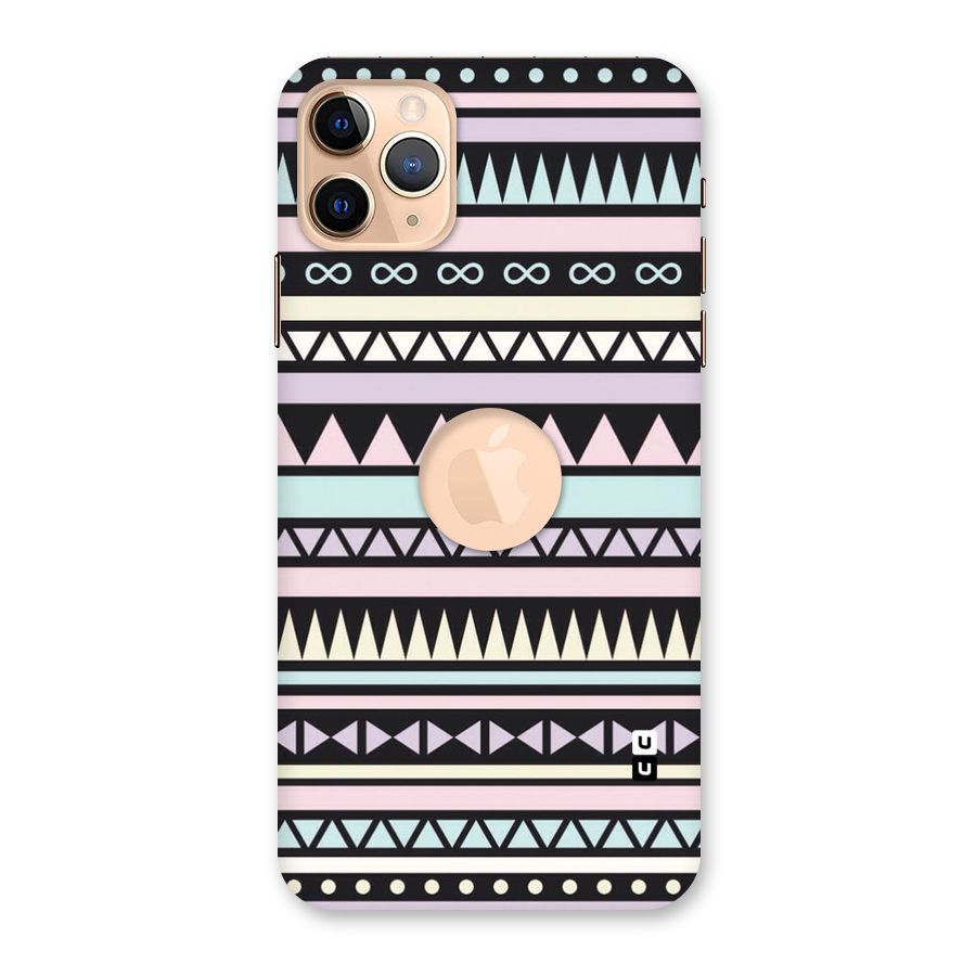 Cute Chev Pattern Back Case for iPhone 11 Pro Max Logo Cut