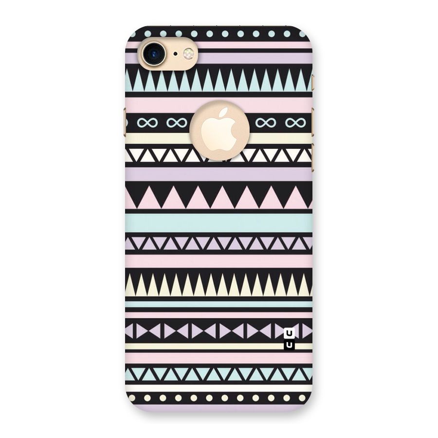 Cute Chev Pattern Back Case for iPhone 7 Logo Cut