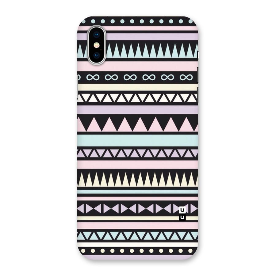 Cute Chev Pattern Back Case for iPhone X