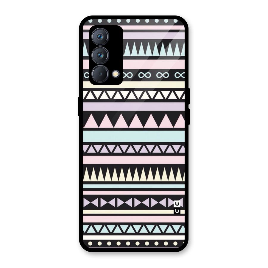 Cute Chev Pattern Glass Back Case for Realme GT Master Edition