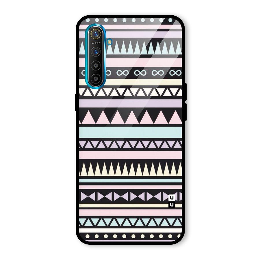 Cute Chev Pattern Glass Back Case for Realme X2