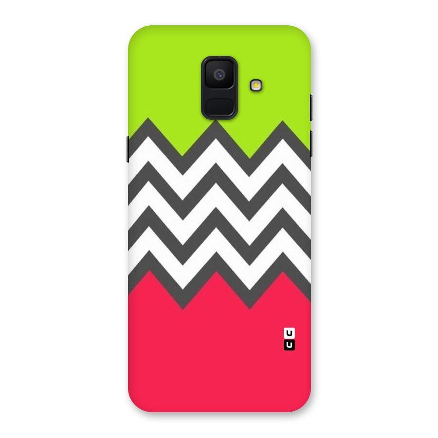 Cute Chevron Back Case for Galaxy A6 (2018)