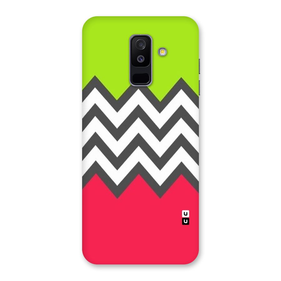 Cute Chevron Back Case for Galaxy A6 Plus