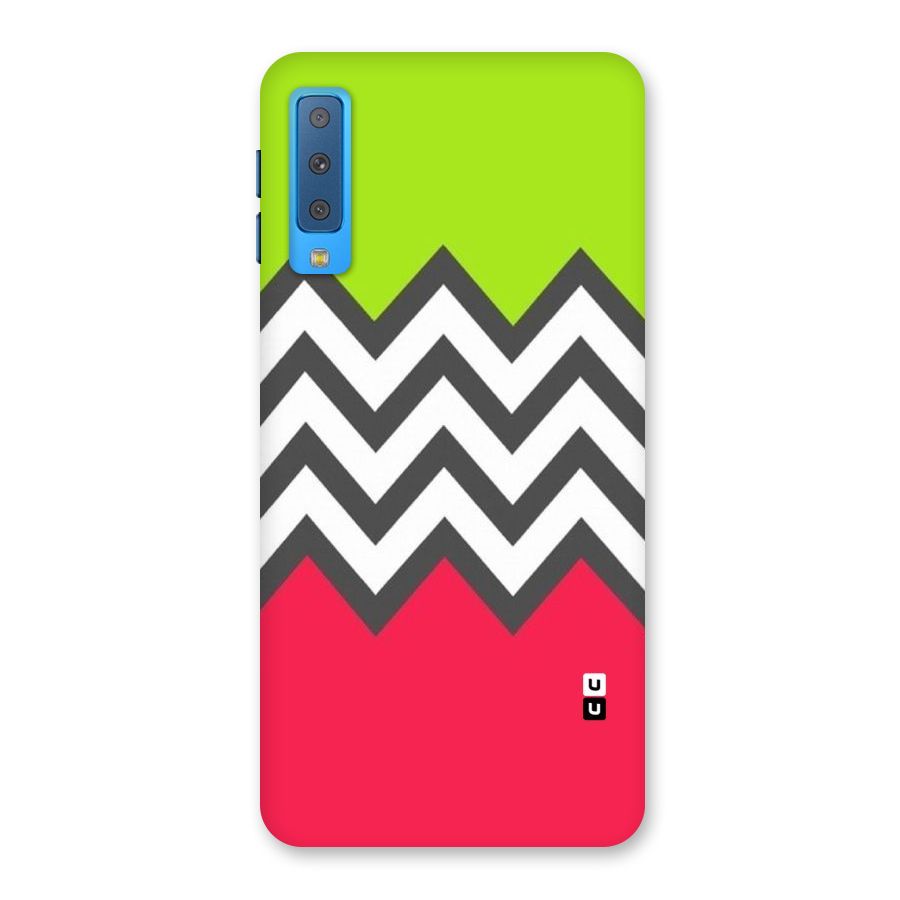 Cute Chevron Back Case for Galaxy A7 (2018)