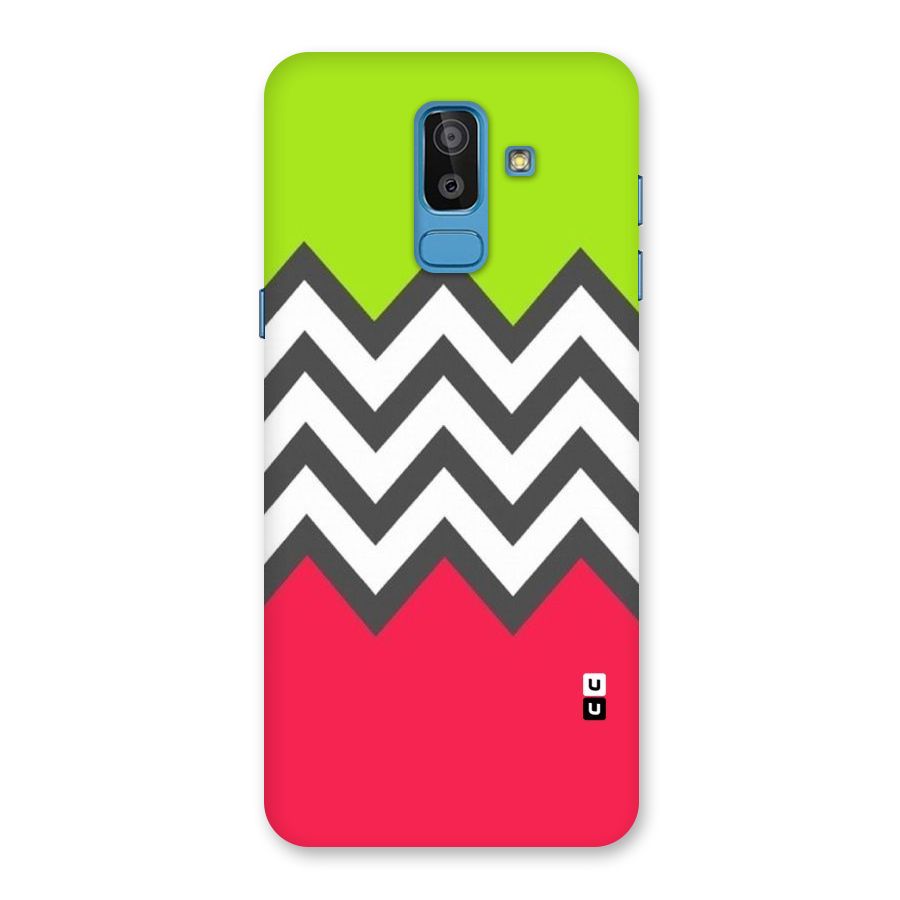 Cute Chevron Back Case for Galaxy J8