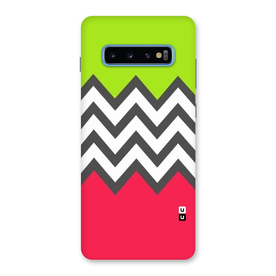 Cute Chevron Back Case for Galaxy S10 Plus