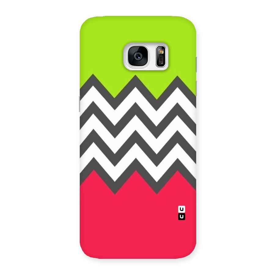 Cute Chevron Back Case for Galaxy S7 Edge