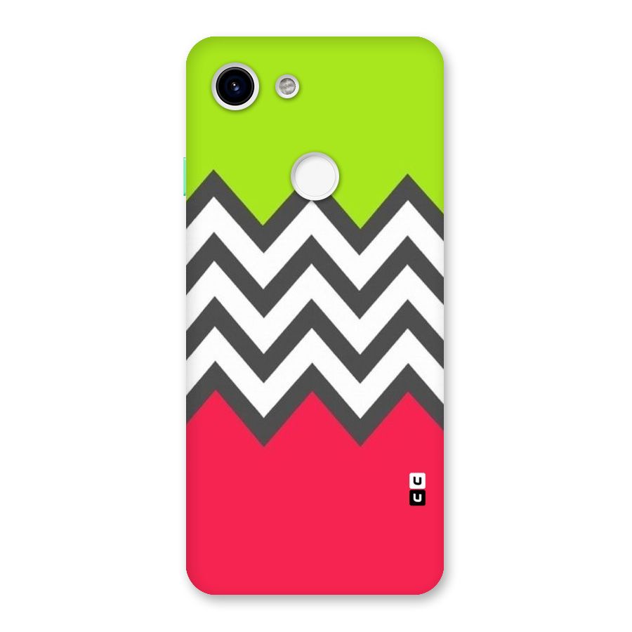 Cute Chevron Back Case for Google Pixel 3