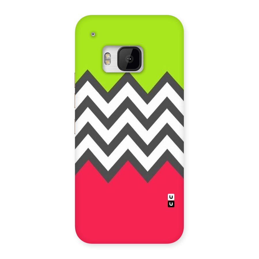 Cute Chevron Back Case for HTC One M9