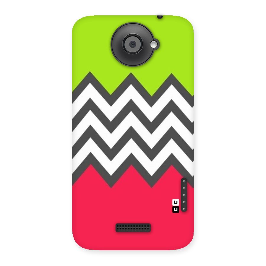 Cute Chevron Back Case for HTC One X
