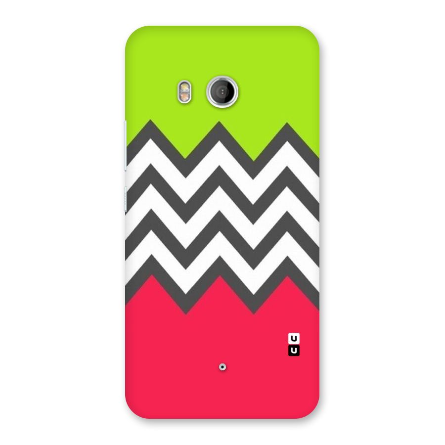 Cute Chevron Back Case for HTC U11