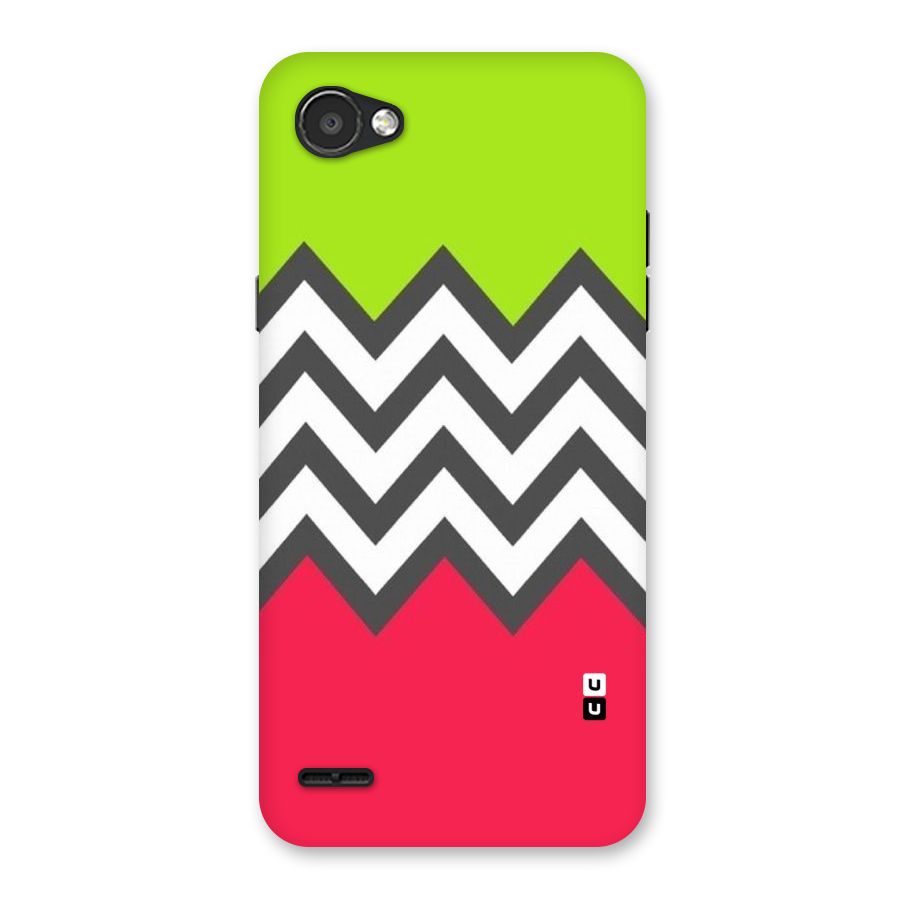 Cute Chevron Back Case for LG Q6