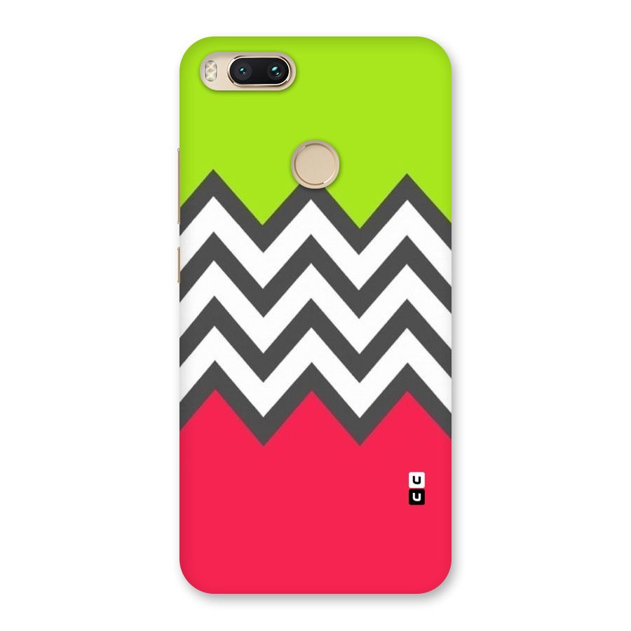 Cute Chevron Back Case for Mi A1