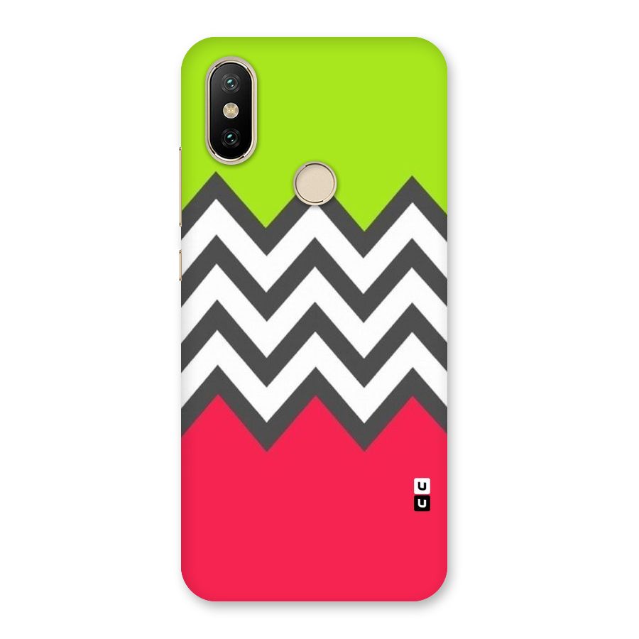 Cute Chevron Back Case for Mi A2