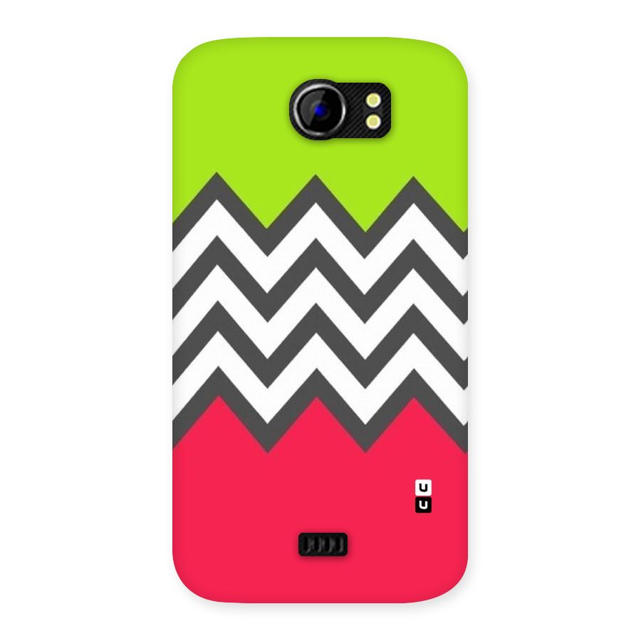 Cute Chevron Back Case for Micromax Canvas 2 A110