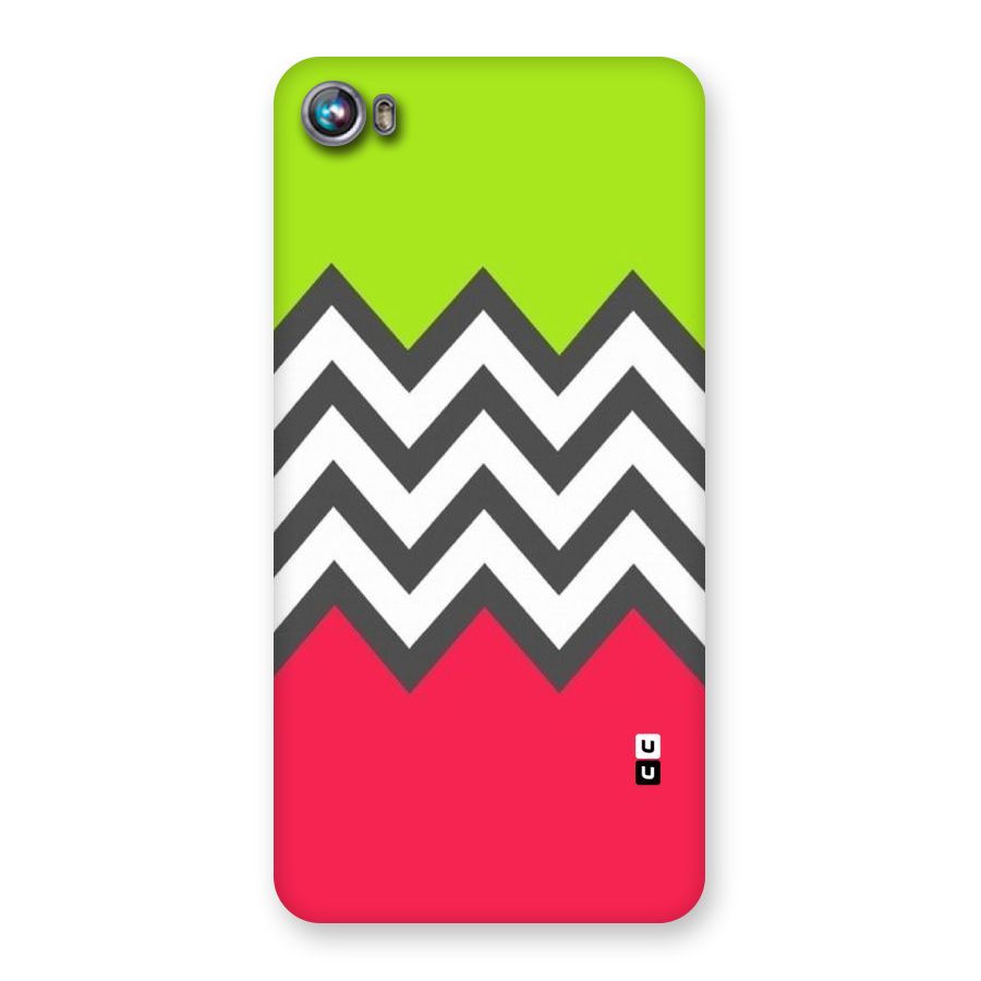 Cute Chevron Back Case for Micromax Canvas Fire 4 A107
